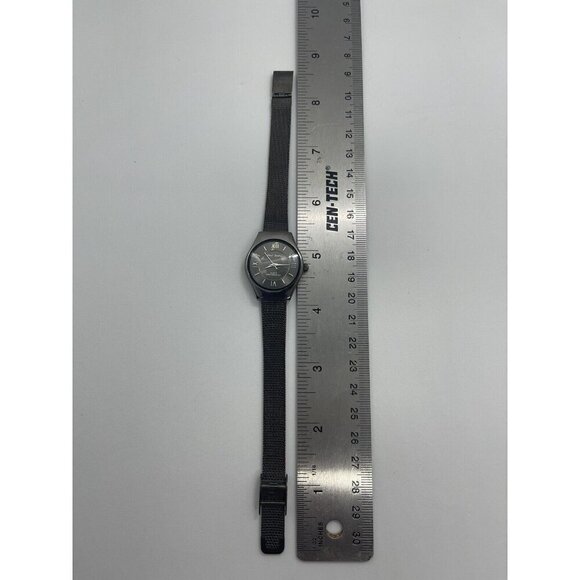 Paul Jardin Men's Quartz Watch Round All Black Water Resistant - Picture 3 of 10